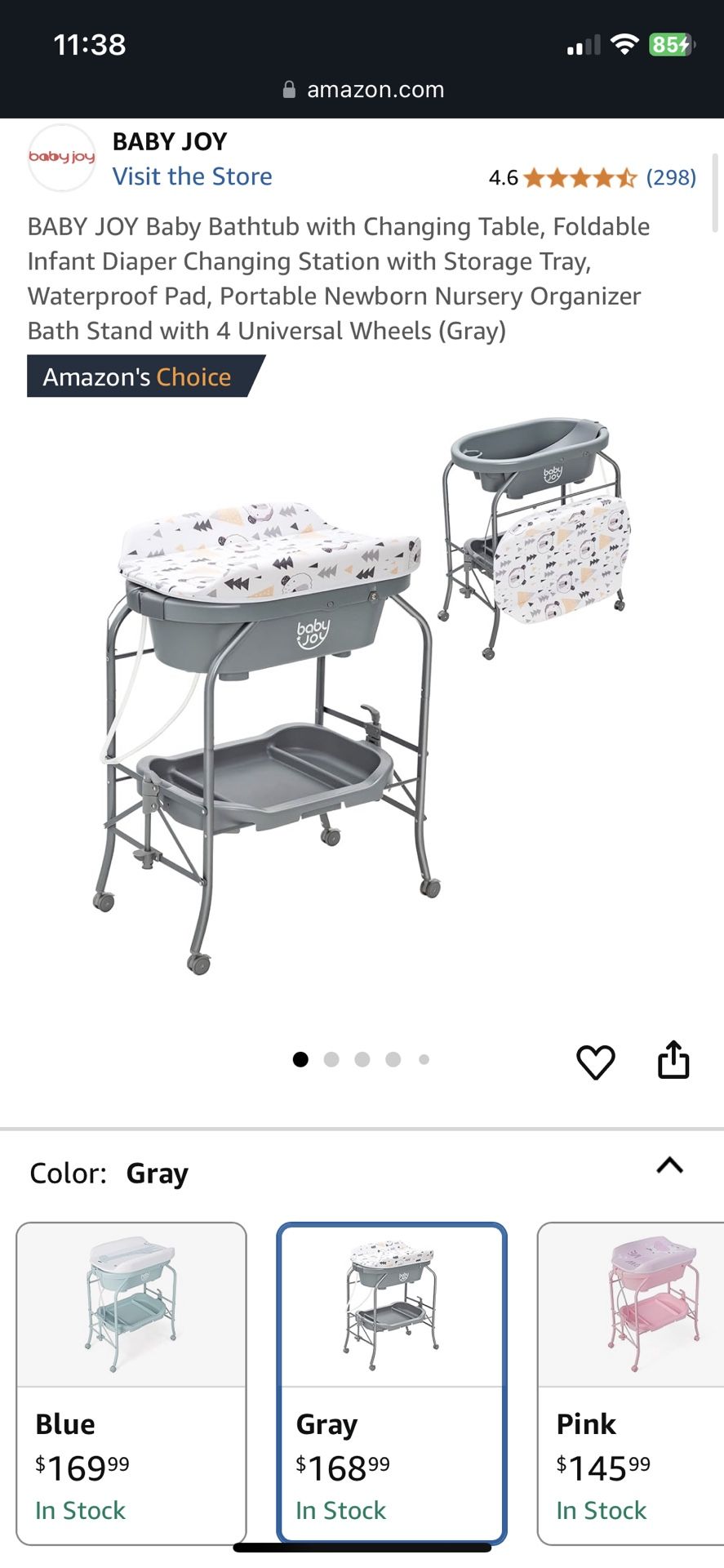 Baby Bath Tub / Changing table