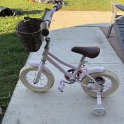 10in Toddler Girls Pink Bike