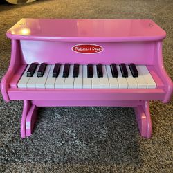 Melissa & Doug Learn-to-Play Pink Piano with 25 Keys