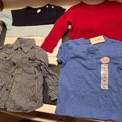 Boys Size 18-24M Tops!