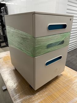 3-Drawer Mobile Office Filing Cabinet