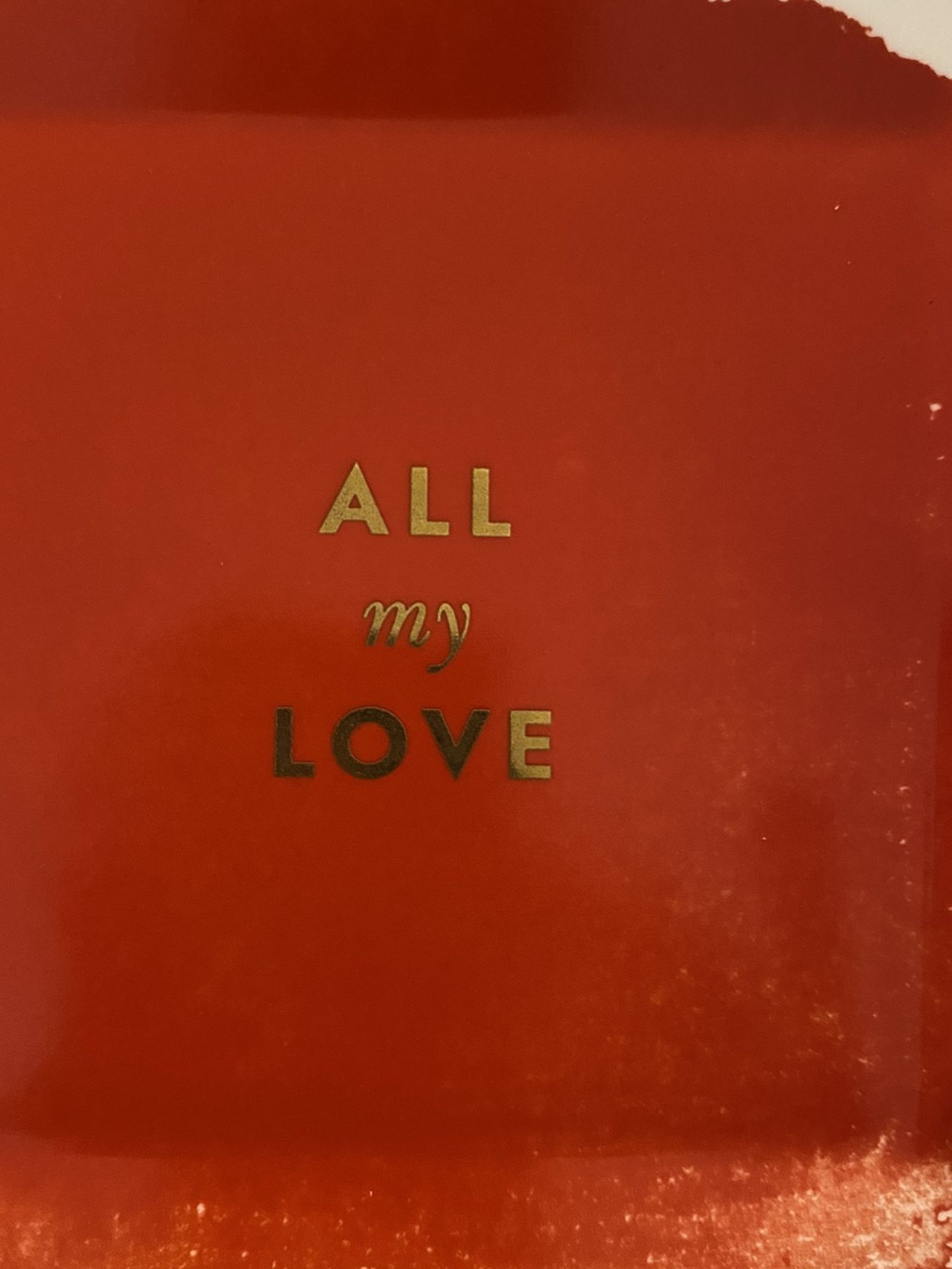 Kate Spade New York Posy Court Square Tray - All My Love Red Jewelry Tray