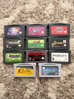 Nintendo gameboy advance games / movies 30 each