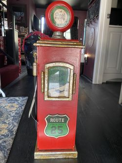 Christmas Gas Pump Decor