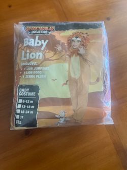 Spooktacular Creations Baby Lion Costume w/ Courage Badge
