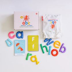 Felt Lowercase Letters and abc Flash Cards.