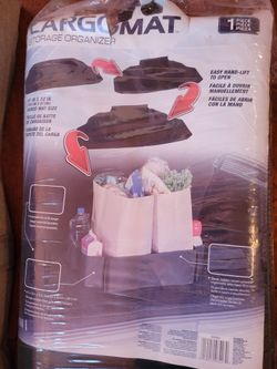 Organizer under bed. New cargo mat for storage in Car