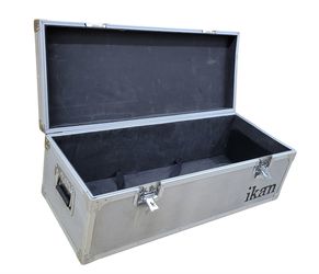 Ikan K-CASE-3 Aluminum Heavy-Duty Padded Utility Storage ATA Flight Case. 36×14×12 inches