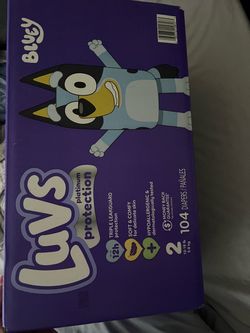 Luvs Platinum Protection Diapers Size 2 – 104 Count