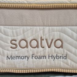 Memory Foam Hybrid Mattress, King, Like New, Excellent Condition

Saatva, Memory Foam Hybrid Mattress, King