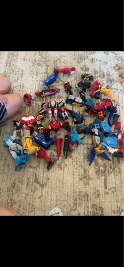 Large Lot of Power Ranger transformers