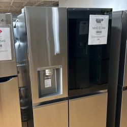 Lg side by side stainless steel 