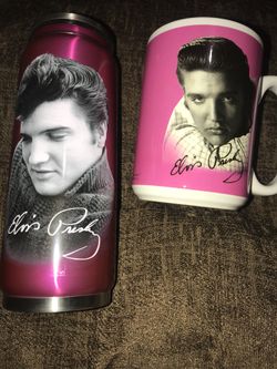 Elvis coffee mug/water bottle cup