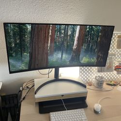 LG 35 Inch Curved Monitor For Gaming,  Ideography, Coding, Design, Etc - GIG HARBOR