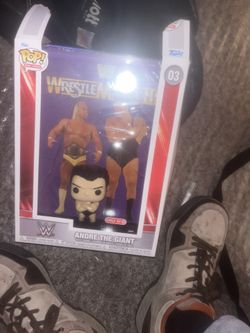 Andre giant and Hulk Hogan wrestlemania toy