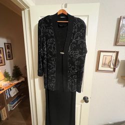 Vikki Vi Black Dress with Jacket