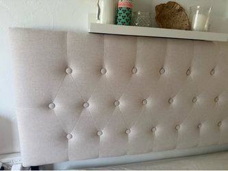 Headboard.  Bed