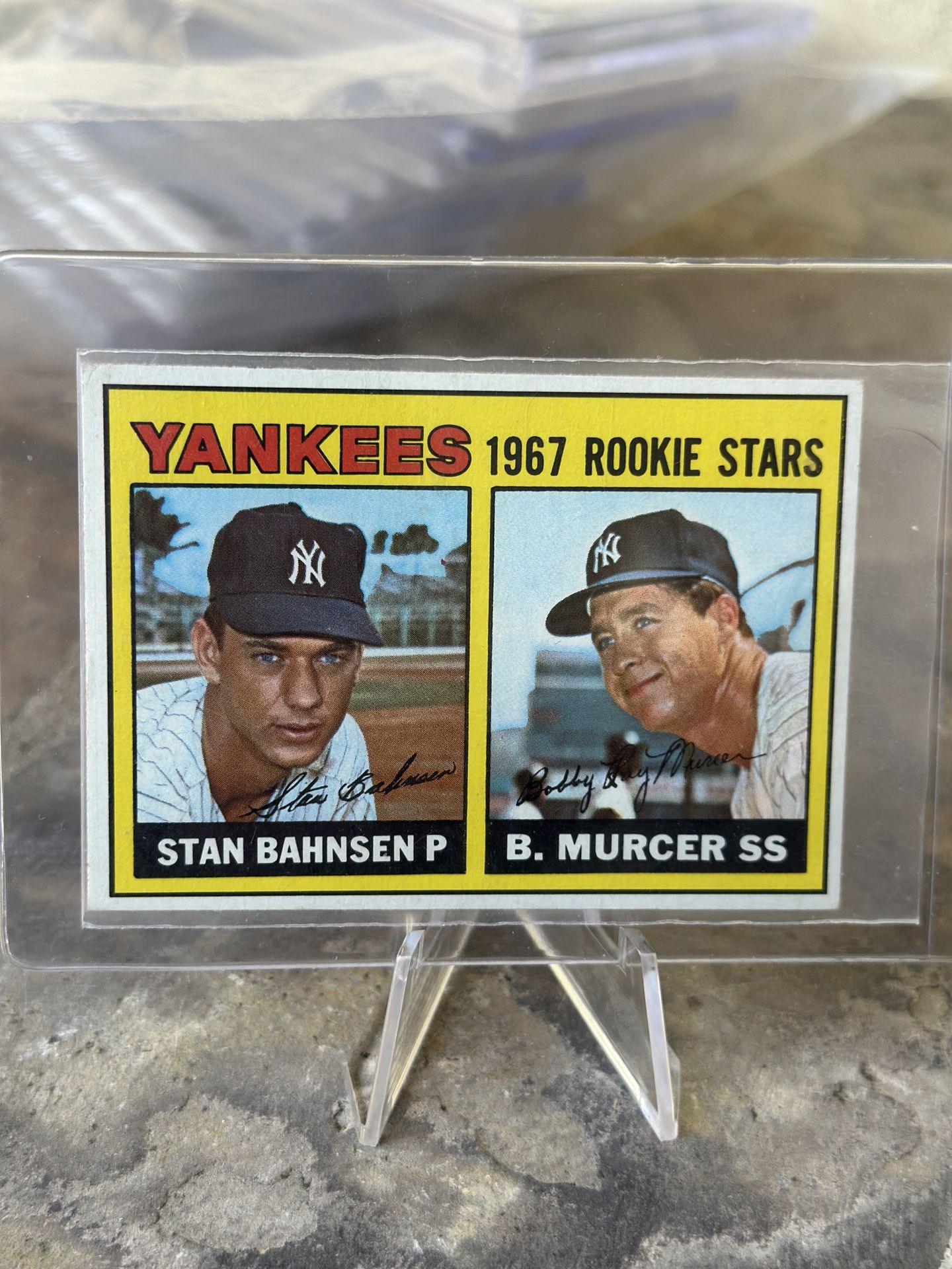 1967 Topps Rookie Stars Bobby Murcer #93 Baseball Card Yankees