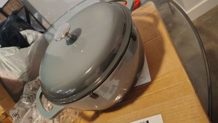 6qt enamel cast iron dutch oven