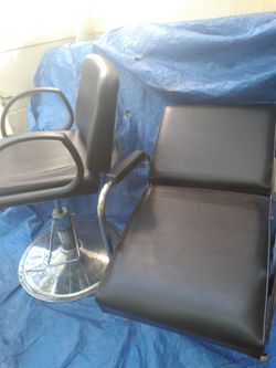 Hydraulic Professional Barbers Chair + Salon Hair Wash Chair