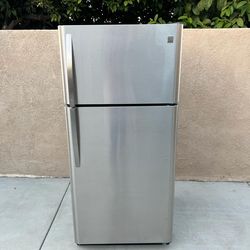 🔥3MONTHS WARRANTY 30X30X66 KENMORE FRIDGE 18CUFT SILVER