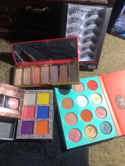 Lots of makeup