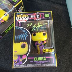 Funko Elvira Black Light Pop