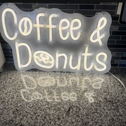 Coffee & Donuts Neon Sign 15x10