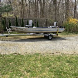 14 Foot  Aluminum Boat With Electric Engine