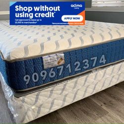Queen Size Supreme Orthopedic Mattress And Boxspring 