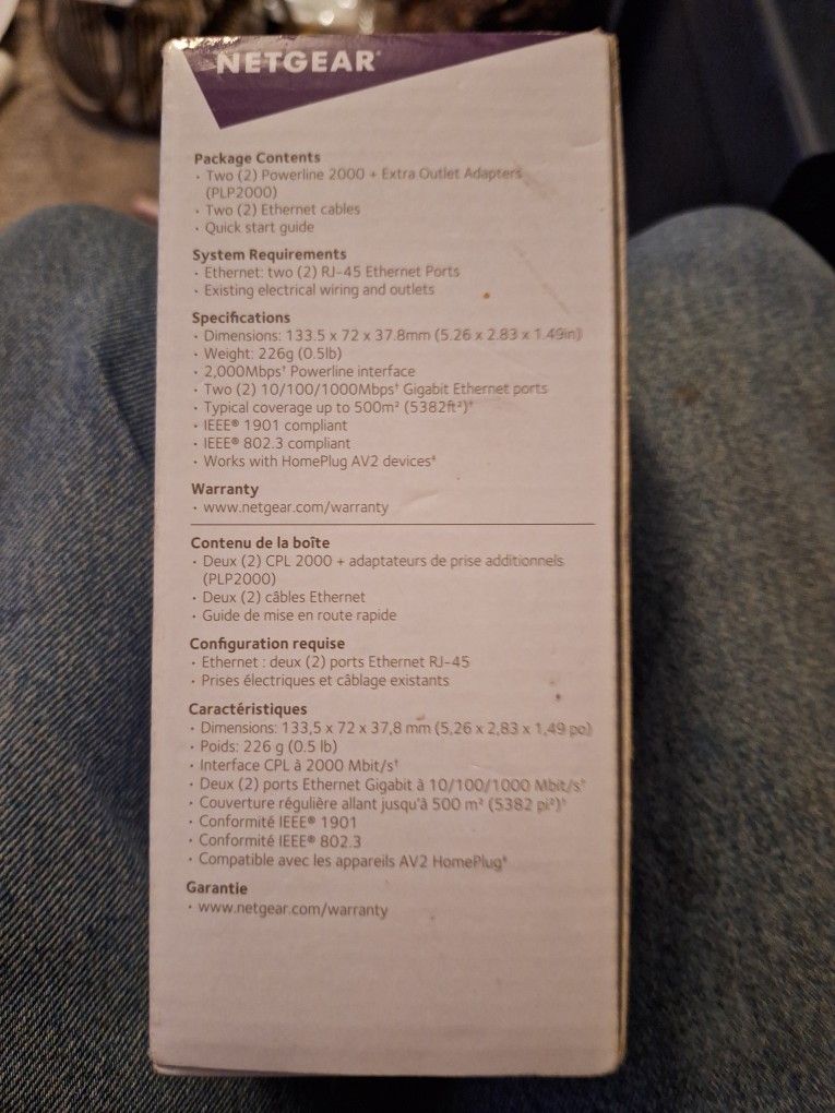 NETGEAR WIFI RANGE EXTENDER W/EXT OUTLET