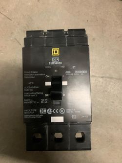 Square D EJB34030 3 Pole Circuit Breaker