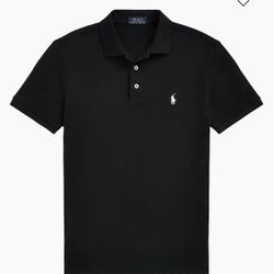 BlACK POLO YOUTH/WOMENS MEDIUM 