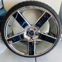 16 Inch 5lug Boyd Rims & 22 Inch Dub Baller rims 