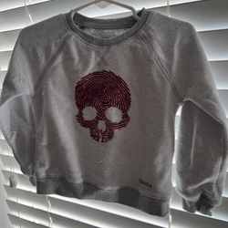Hudson Skull Sweatshirt 24 Mos 
