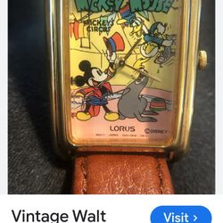 Vintage Walt Disny Watch 