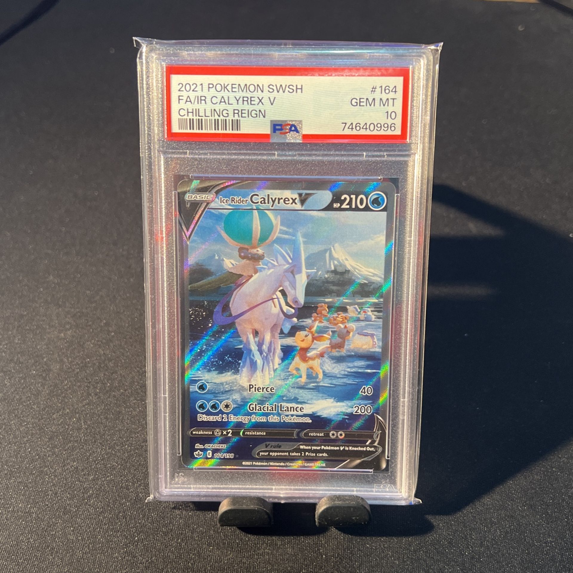 Psa 10 Ice Rider Calyrex V Pokemon