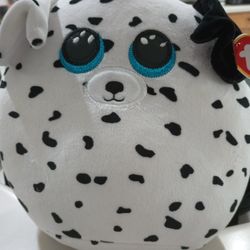 Ty Squish A Boo FETCH  the Dalmation Puppy Dog 2009