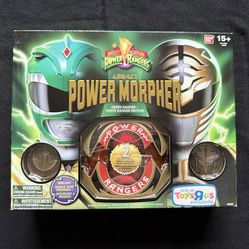 Bandai Mighty Morphin Power Rangers Legacy White Ranger Green Ranger Morpher
