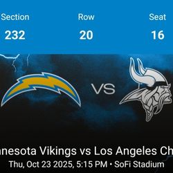 Chargers Vs Vikings