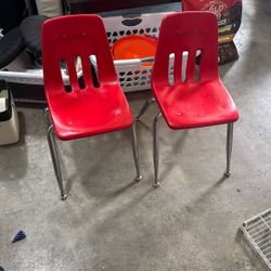 Metal Kids Chairs 