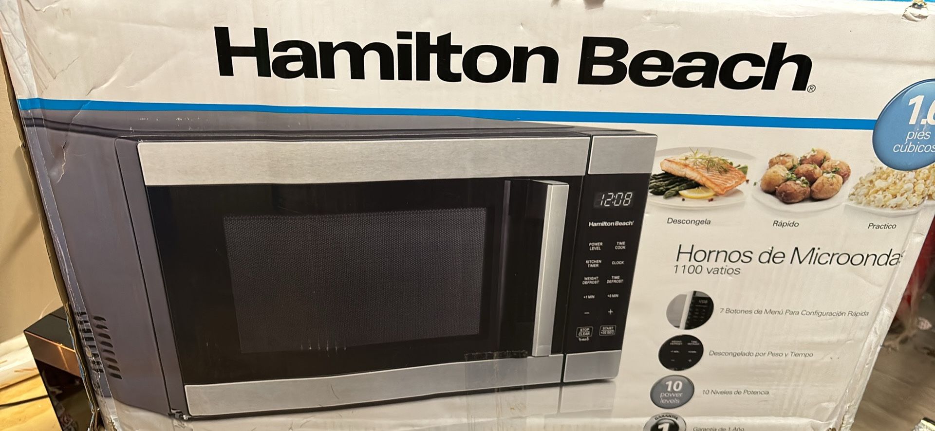 Hamilton Beach Microwave New Damaged Boxes