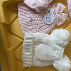 Baby Beanies With Gloves