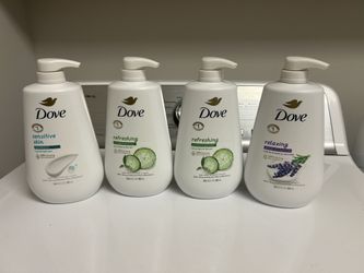New Unopened Dove Body Wash With Pump All For $28