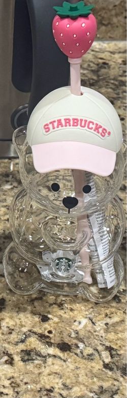 Starbucks pink bear