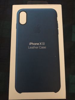 Leather iPhone X s case