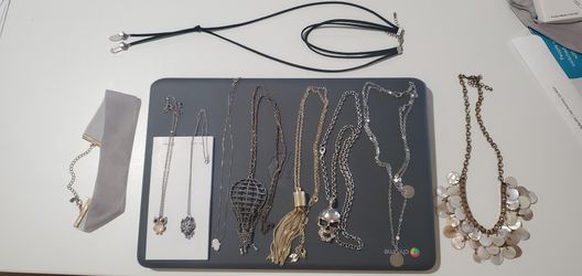 Jewelry- earrings, bracelet, necklaces