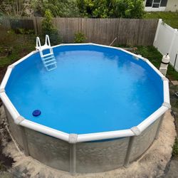Above Ground 18ft Round Pool