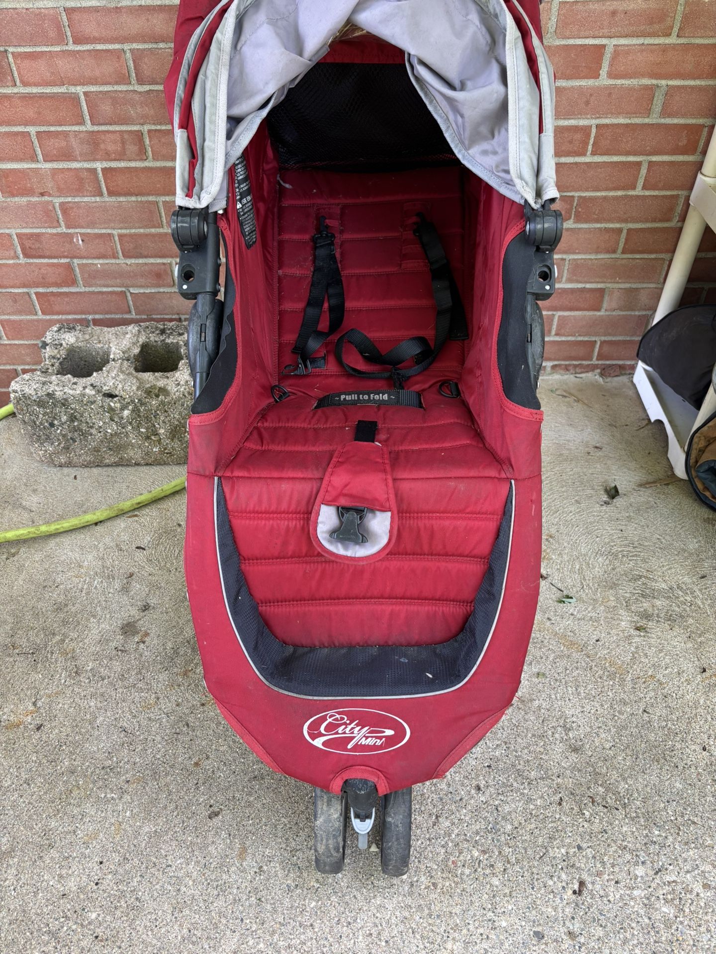 City Mini Red Jogging Stroller