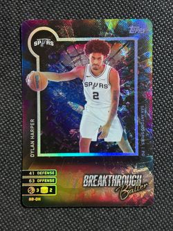 2025-26 Topps Match Attax #BB-DH Dylan Harper Breakthrough Baller Spurs